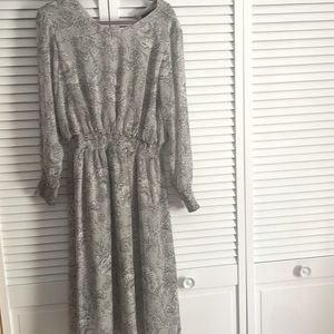 Banana Republic cinch waist dress